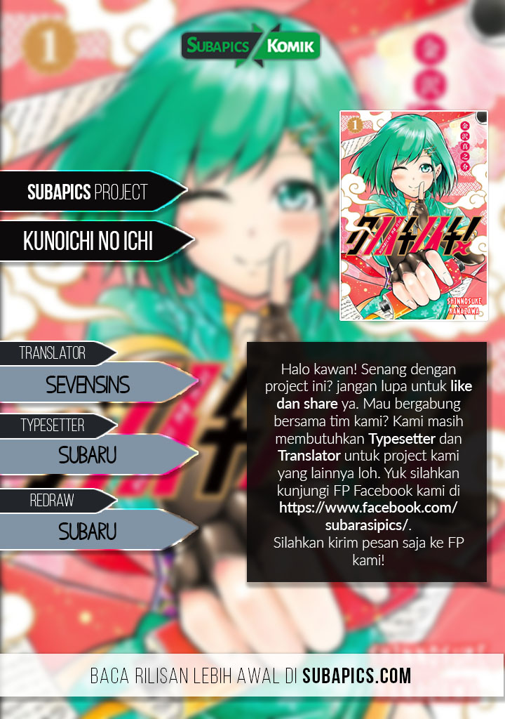 Kunoichi no Ichi Chapter 09 Bahasa Indonesia